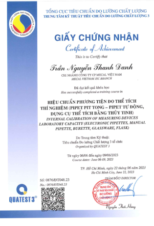 Chung nhan Tran Nguyen Thanh Danh Chung nhan Tran Nguyen Thanh Danh